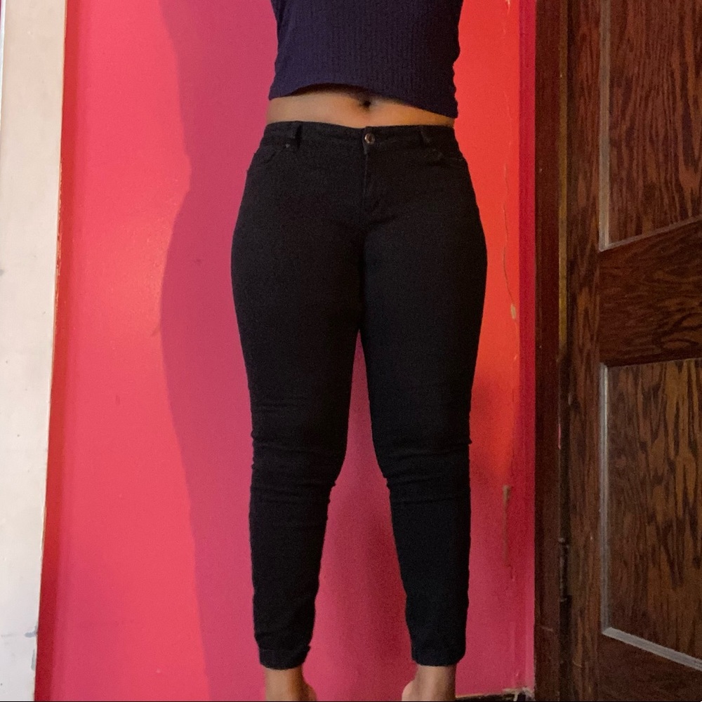 Solid Black Jeans